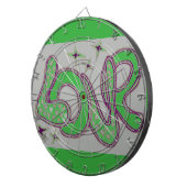 Cible De Fléchettes L'amour dans le style années 1960 (Devant droit)