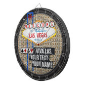 Cible De Fléchettes Las Vegas personnalisé (Devant droit)
