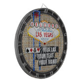 Cible De Fléchettes Las Vegas personnalisé (Devant gauche)