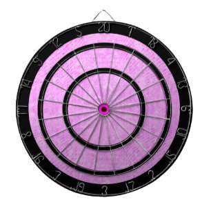 Cible De Fléchettes Lavande et réglementation noire