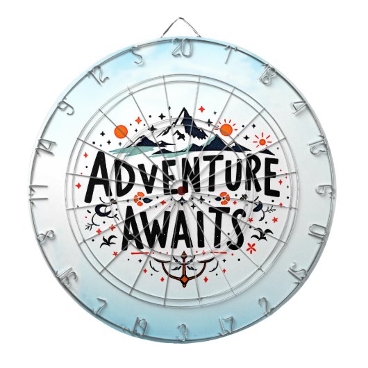 Cible De Fléchettes L'aventure vous attend (Devant)