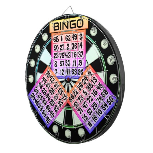Cible De Fléchettes Le Bingo Bango original (Devant droit)