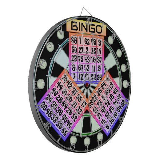 Cible De Fléchettes Le Bingo Bango original (Devant gauche)