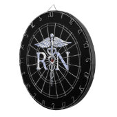 Cible De Fléchettes Le caducée de RN d'infirmier autorisé serpente le (Devant droit)