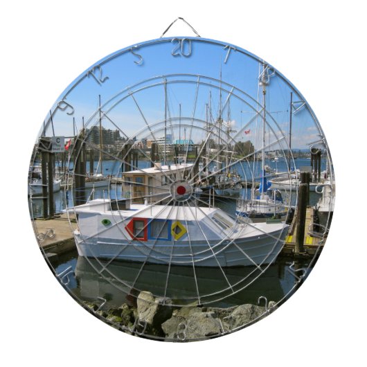 Cible De Fléchettes Le CANADA, port intérieur, Victoria, AVANT JÉSUS (Devant)