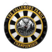 Cible De Fléchettes Le cerf dans la forêt paisible Bullseye (Devant)