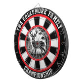 Cible De Fléchettes Le cerf majestueux dans le design forestier (Devant droit)