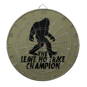 Cible De Fléchettes Le champion Leave No Trace drôle Bigfoot