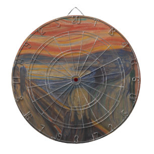 Cible De Fléchettes Le cri de la nature par Edvard Munch 1893