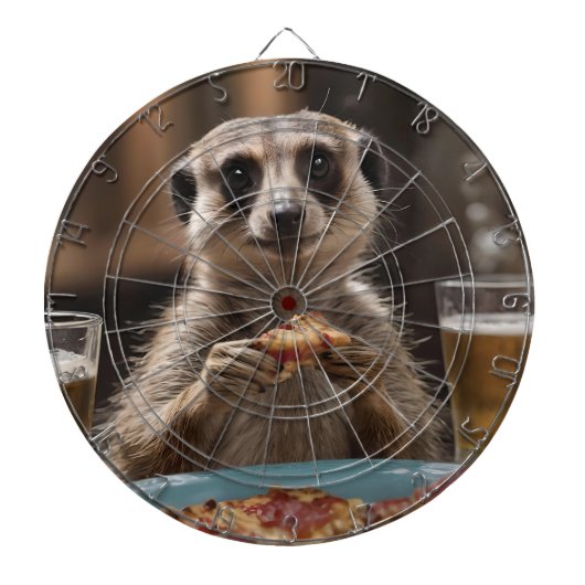 Cible De Fléchettes Le Déjeuner De Meerkat Sneaky, (Devant)