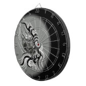 Cible De Fléchettes Le dragon chinois à la toiture de tatouage (Devant droit)