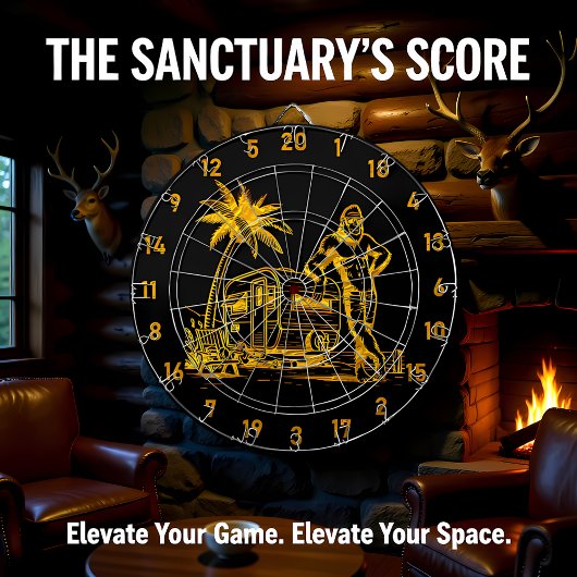 Cible De Fléchettes Le Hobby Secret de Sasquatch