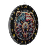 Cible De Fléchettes Le jeu de l'ours le plus audacieux du patriote (Devant gauche)