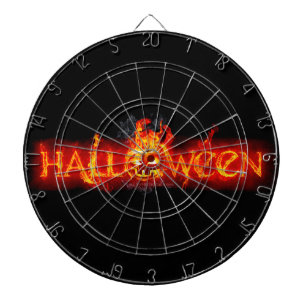 Cible De Fléchettes Le lettrage de SlipperyJoe's Halloween massivement