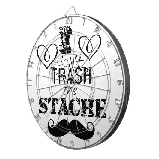 Cible De Fléchettes Le Motif de la moustache Stache (Devant droit)