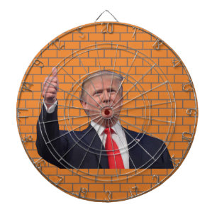 Cible De Fléchettes Le mur de Trump