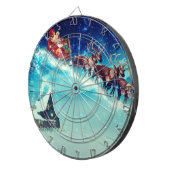 Cible De Fléchettes Le Père Noël vole avec un renne (Devant droit)