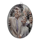 Cible De Fléchettes Le président américain John Kennedy & Robert & Ted (Devant gauche)