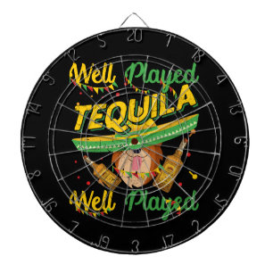 Cible De Fléchettes Le puits a joué le chien de corgi de Cinco De May