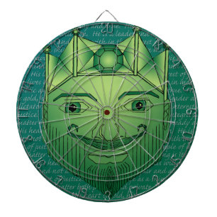 Cible De Fléchettes Le roi