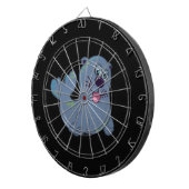 Cible De Fléchettes Le Sceau De Tissu Chez Zazzle Mascot Caractère Log (Devant droit)