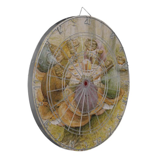 Cible De Fléchettes Le Tea Party des crapauds (par Beatrix Potter) (Devant gauche)