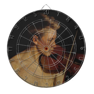 Cible De Fléchettes Le violoniste (musicien masculin) (par Pekka Halon