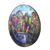 Cible De Fléchettes Lecture en été (Devant droit)