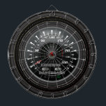 Cible De Fléchettes Légendes personnalisées Dartboard Speedometer Edit<br><div class="desc">Un tableau de bord amusant et entièrement personnalisable pour les amateurs de culture automobile de la famille. Fonctionne avec un compteur de vitesse personnalisé avec des sections de texte entièrement personnalisables. Il vous suffit de changer les noms ou le texte désiré. Bon appétit !</div>