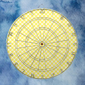 Cible De Fléchettes Lemon Fruit Pattern