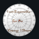 Cible De Fléchettes L'énergie à l'intérieur : l'énergie compte<br><div class="desc">L'énergie à l'intérieur : l'énergie compte Pourquoi choisir "L'énergie à l'intérieur : l'énergie compte"? Adoptez l'essence de la responsabilité personnelle et de la positivité avec notre design "The Power Within : Energy Matters". Cette pièce élégante présente une citation de texte dorée frappante contre un arrière - plan blanc propre. La...</div>