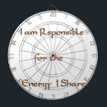 Cible De Fléchettes L'énergie à l'intérieur : l'énergie compte<br><div class="desc">L'énergie à l'intérieur : l'énergie compte Pourquoi choisir "L'énergie à l'intérieur : l'énergie compte"? Adoptez l'essence de la responsabilité personnelle et de la positivité avec notre design "The Power Within : Energy Matters". Cette pièce élégante présente une citation de texte dorée frappante contre un arrière - plan blanc propre. La...</div>