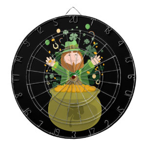 Cible De Fléchettes Leprechaun de Saint Patrick