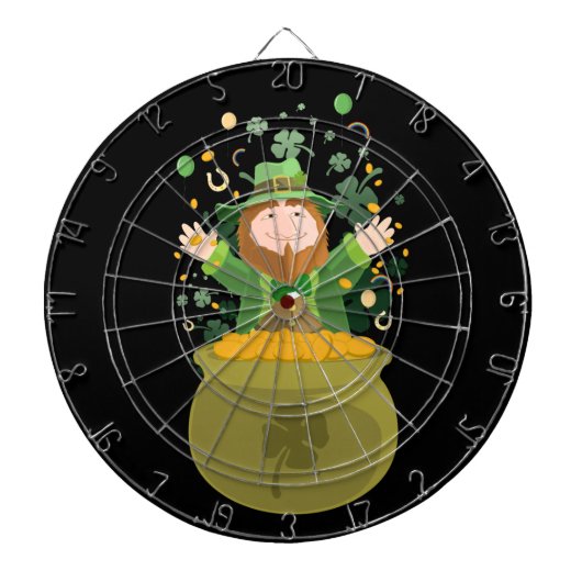 Cible De Fléchettes Leprechaun de Saint Patrick (Devant)