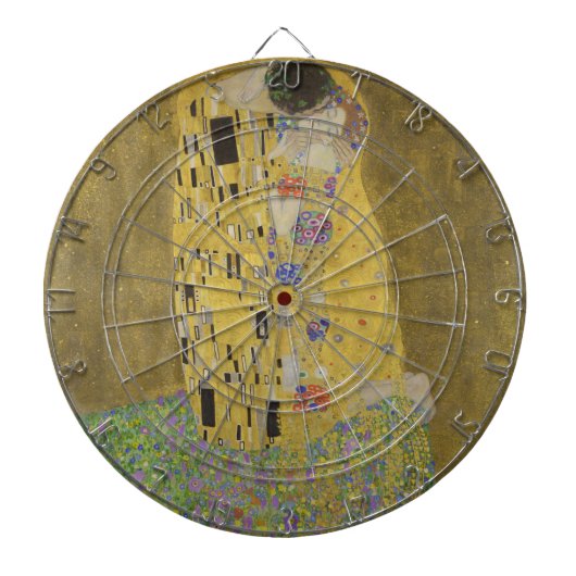 Cible De Fléchettes Les Amants enlacés par Gustav Klimt (Devant)