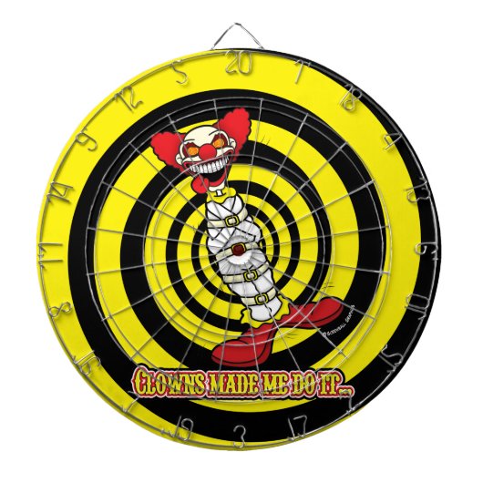 Cible De Fléchettes Les clowns m'ont fait faire ça ! (Devant)