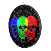 Cible De Fléchettes Les Crânes (Devant droit)