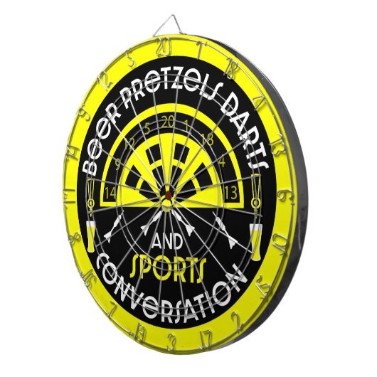 Cible De Fléchettes Les fléchettes de pub classiques (Devant droit)