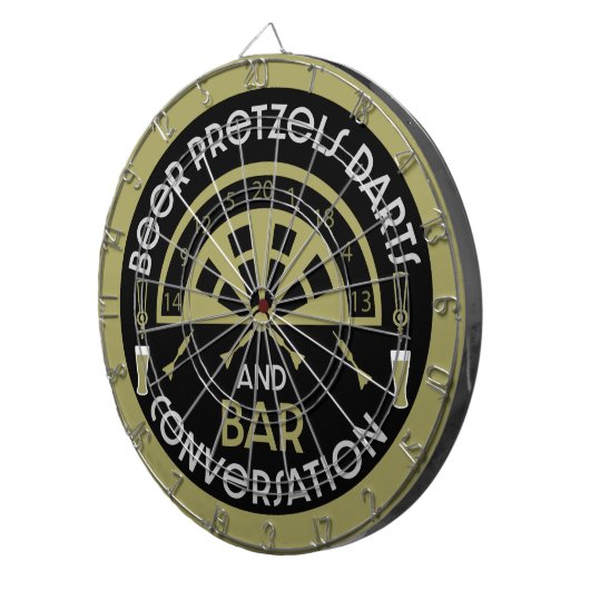 Cible De Fléchettes Les fléchettes de pub classiques (Devant droit)