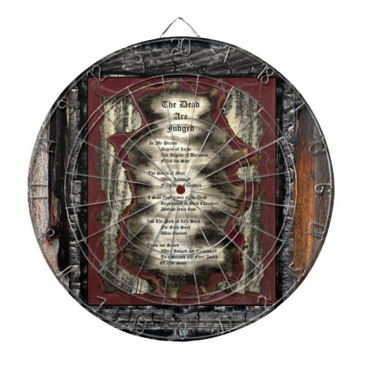 Cible De Fléchettes Les morts sont jugés (Devant)