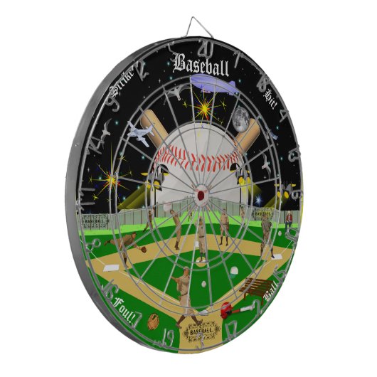 Cible De Fléchettes Les nuits étoilées de terrain de base-ball (Devant gauche)