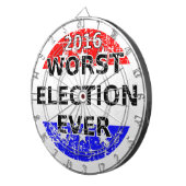 Cible De Fléchettes Les pires élections jamais (Devant droit)