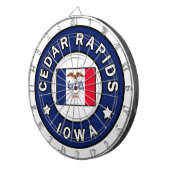Cible De Fléchettes Les rapides de cèdre Iowa (Devant droit)