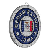 Cible De Fléchettes Les rapides de cèdre Iowa (Devant gauche)