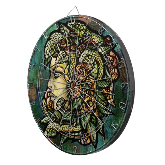 Cible De Fléchettes Les serpents de la méduse (Devant droit)