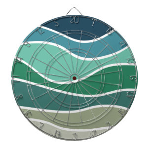 Cible De Fléchettes Les vagues colorées de l'océan