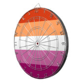 Cible De Fléchettes Lesbian Pride Flag LGBTQ (Devant droit)