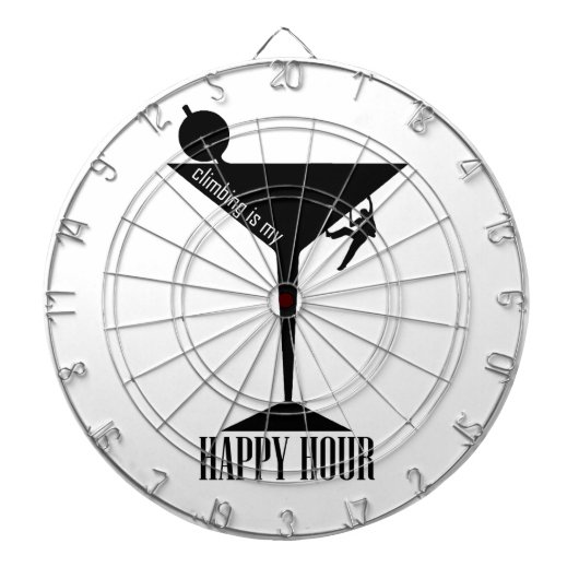 Cible De Fléchettes L'Escalade Est Mon Heureuse Heure (Devant)