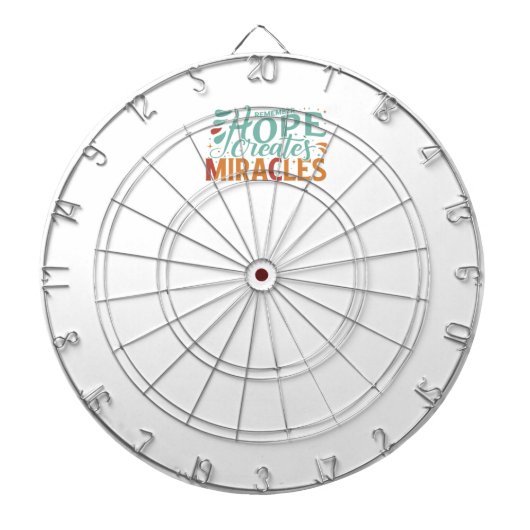Cible De Fléchettes L'espoir crée des miracles (Devant)