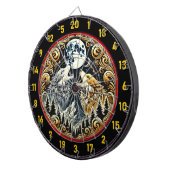 Cible De Fléchettes L'Esprit Du Loup Luit Le Jeu (Devant droit)